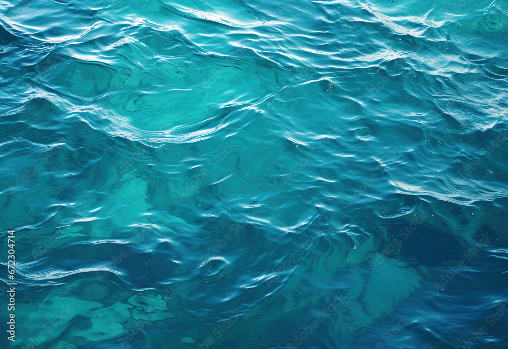 Aerial view to ocean waves. Abstract water surface of ocean. Stormy water background. Created with Generative AI Aerial view to ocean waves. Abstract water surface of ocean. Stormy water background. Created with Generative AI