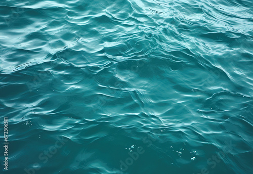 Aerial view to ocean waves. Abstract water surface of ocean. Stormy water background. Created with Generative AI © Yevhen