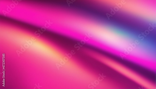 Pink pastel holographic blurred grainy gradient background texture in a vintage retro design © ibreakstock