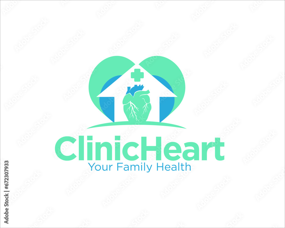 LOVE CLINIC HEART LOGO DESIGNS FOR MEDICAL SERVICE LOVE CLINIC HEART LOGO DESIGNS FOR MEDICAL SERVICE