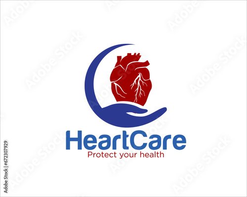 hearth hand care logo designs for medical protection logo