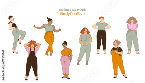 Egéries de mode. Body positive