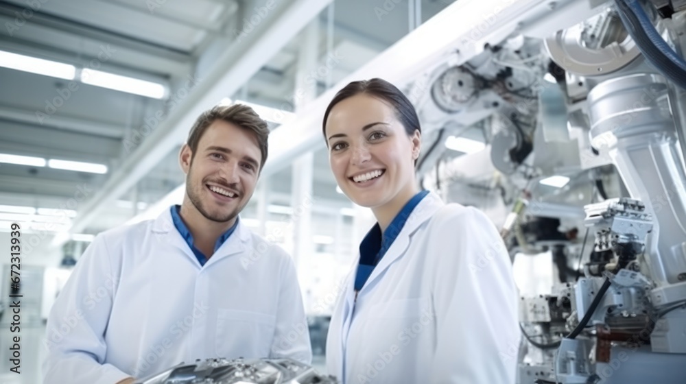 Male Engineer working at manufacturing industry, Production line and quality control Male Engineer working at manufacturing industry, Production line and quality control