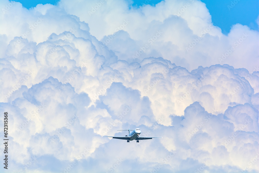 airplane in the clouds airplane in the clouds