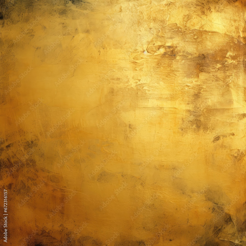 Grunge golden background with space for text or image. Abstract texture Generative ai. Grunge golden background with space for text or image. Abstract texture Generative ai.