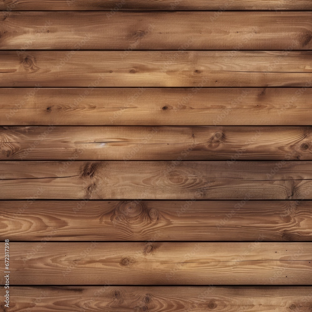 Naklejka premium Wooden plank wall texture background. Brown wood planks. Generative ai.