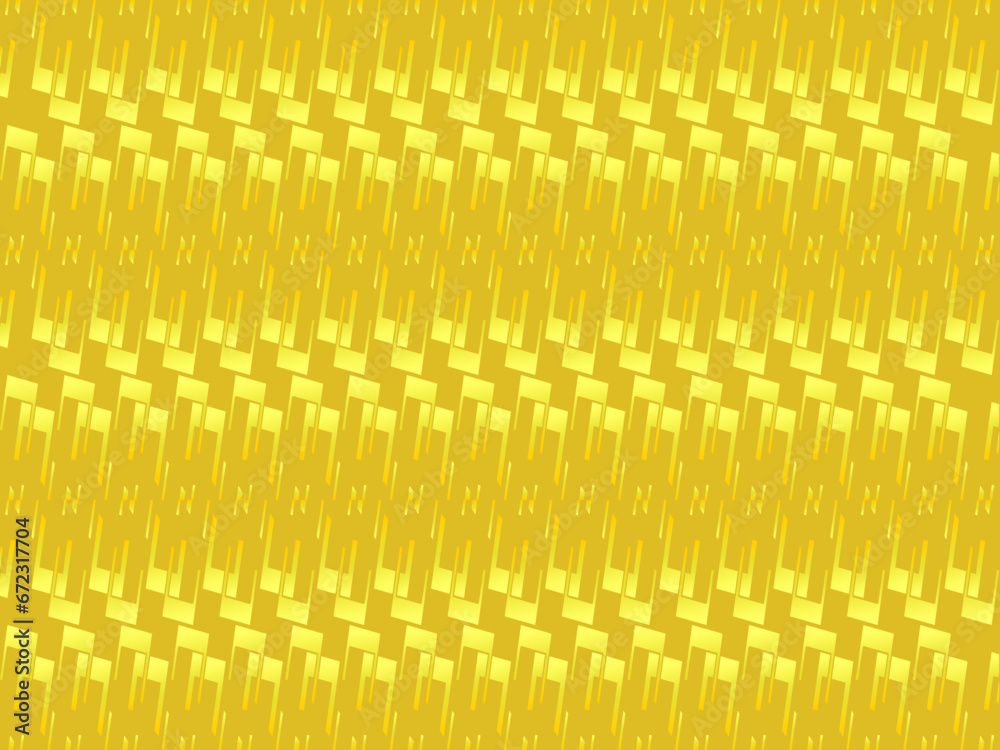 Fototapeta premium Gold unique pattern background design. Gold 3D abstract steel. Luxury geometric background. Design for cover template, poster, web banner, print advertisement. Vector illustration.