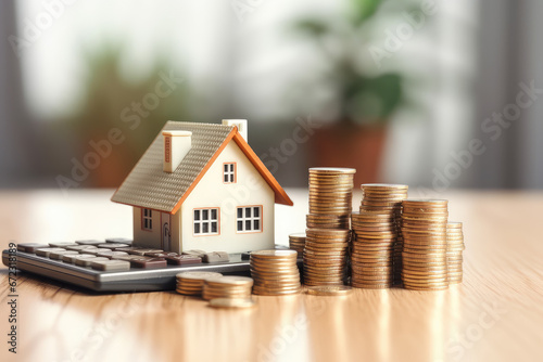 Real estate investment and financial planning as you consider buying a new home. the essence of property purchase and financial decision-making. photo