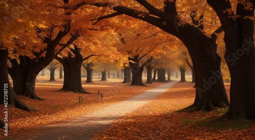 autumn in the park  fall colors in the park  autumn scene in the park  golden autumn seasone  autumn leaves