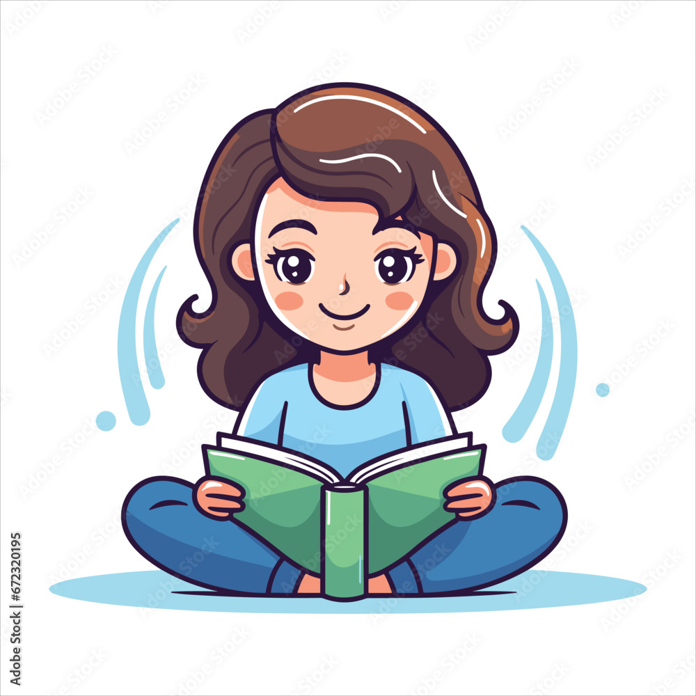reading book cartoon vector reading book cartoon vector
