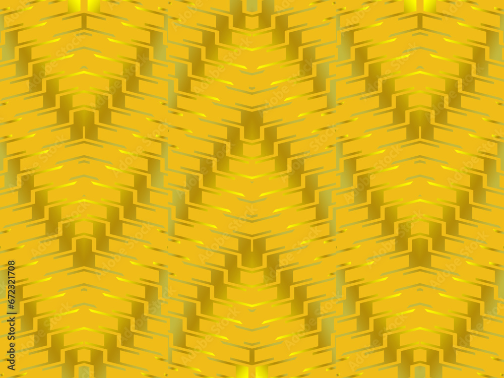 custom made wallpaper toronto digitalGold unique pattern background design. Gold 3D abstract steel. Luxury geometric background. Design for cover template, poster, web banner, print advertisement. Vector illustration.