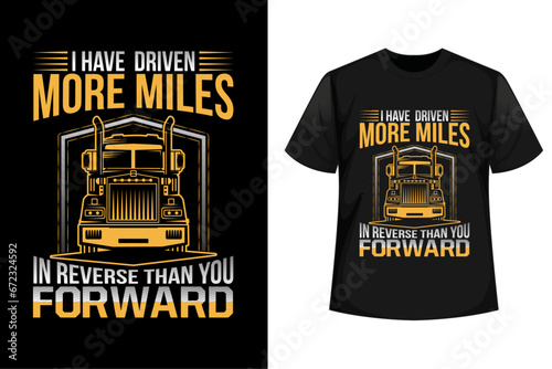 Truckers T shirt Design, Truck T shirt Design