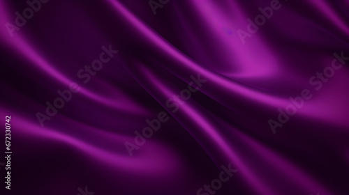 Abstract black purple magenta background. Silk satin. Plum color. Gradient. Dark elegant background with space for design. Soft wavy folds. Christmas, valentine.