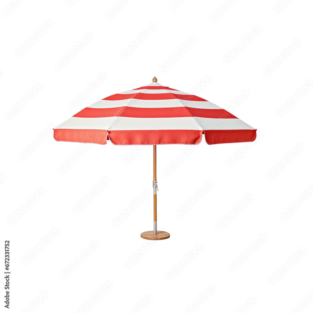 Umbrella beach isolated transparent, AI Generated Umbrella beach isolated transparent, AI Generated