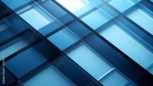 a blue abstract background with a diagonal design in the middle of it