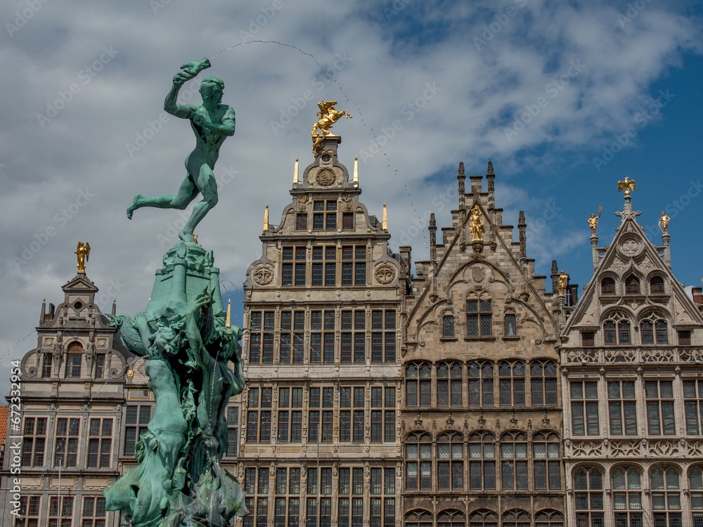 Die belgische Stadt Antwerpen