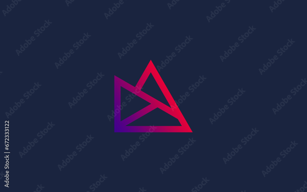 Fototapeta premium letter a with play logo icon design Vector design template inspiration