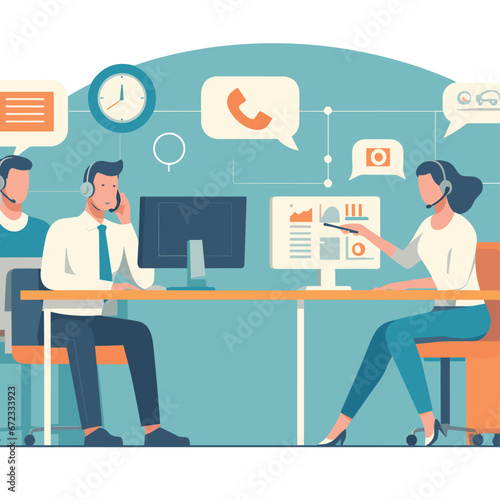 Client Interaction with Call Center