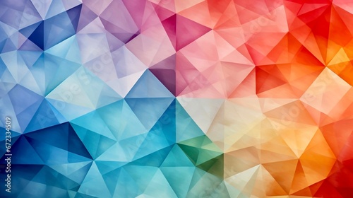 abstract background with triangles  generative AI 
