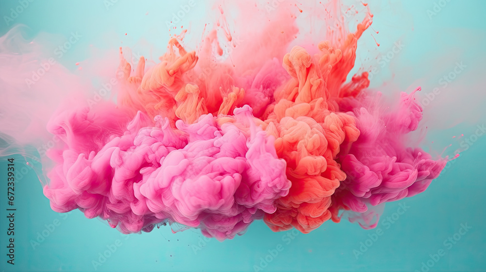 Obraz premium Splash of paint. Abstract background