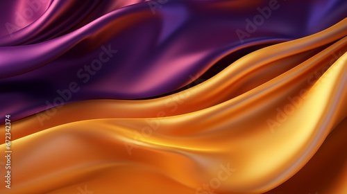 Colored modern canvas with swirls light violet and orange.