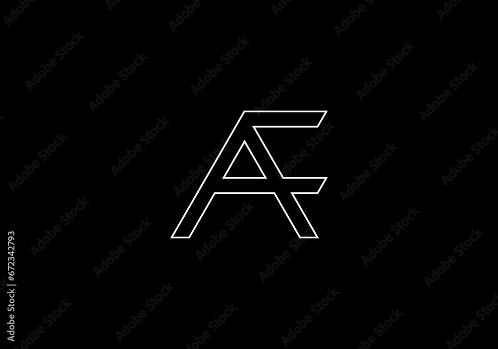 A and F letter logo design with vector. A and F letter logo design with vector.
