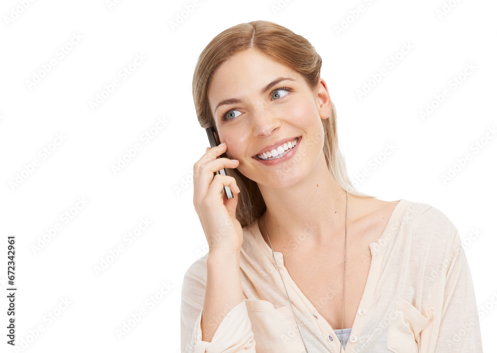 Phone call, talking and face of woman online for conversation on png and transparent background. Communication, networking and isolated happy person on cellphone for chatting, contact and connection Phone call, talking and face of woman online for conversation on png and transparent background. Communication, networking and isolated happy person on cellphone for chatting, contact and connection