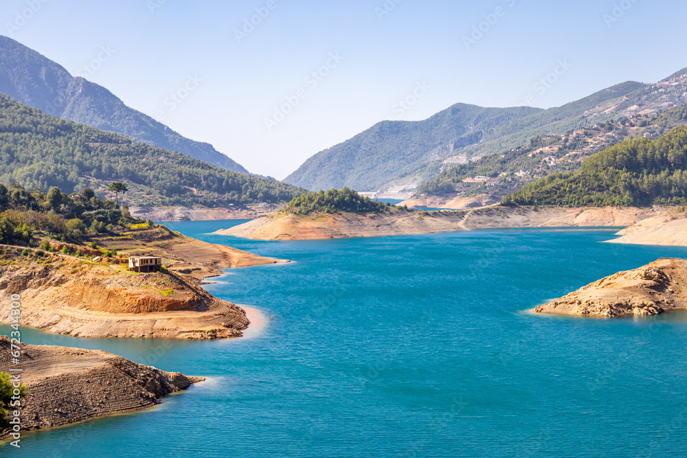 Naklejka premium Erkundungstour durch das Hinterland der Türkei zum Dim Stausee bei Alanya - Türkei