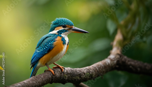 Beautiful bird in nature Common Kingfisher (Alcedo atthis)	