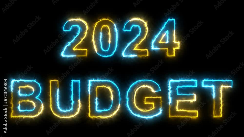 4K Ultra Hd Video. Finance text electric blue lighting text with animation on black background, 3D Animation. Finance Word Text. 2024 Budget and Inflation concept. 4K Ultra Hd Video. Finance text electric blue lighting text with animation on black background, 3D Animation. Finance Word Text. 2024 Budget and Inflation concept.