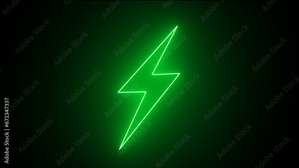Neon bolt sign. neon lightning bolt. Glowing neon line Lightning bolt icon isolated on black background. Flash sign. Charge flash icon. Thunder bolt. Lighting strike. Neon bolt sign. neon lightning bolt. Glowing neon line Lightning bolt icon isolated on black background. Flash sign. Charge flash icon. Thunder bolt. Lighting strike.