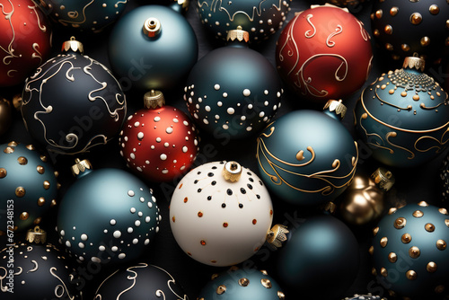 Christmas balls (AI Generated) 