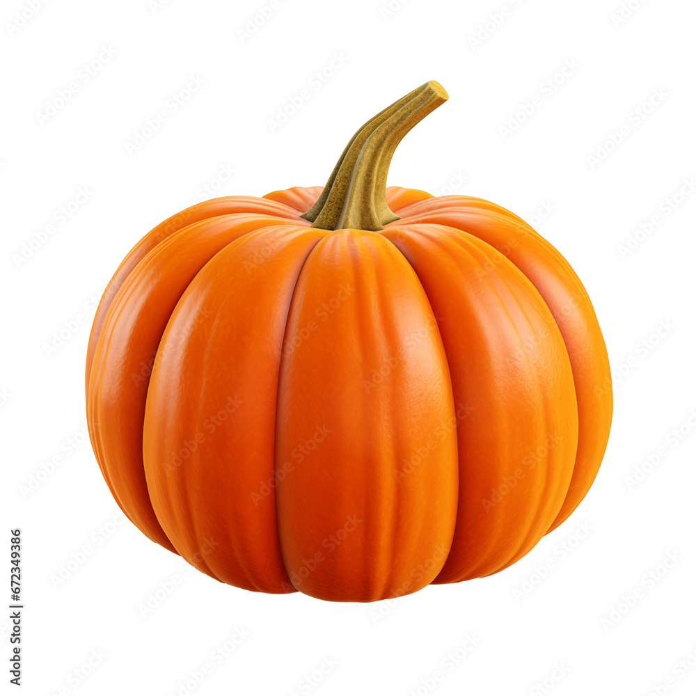 Obraz premium pumpkin isolated white or transparent png background