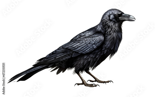   Raven  on transparent background