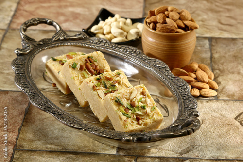 Patisa in a Desginer bowl with Almond