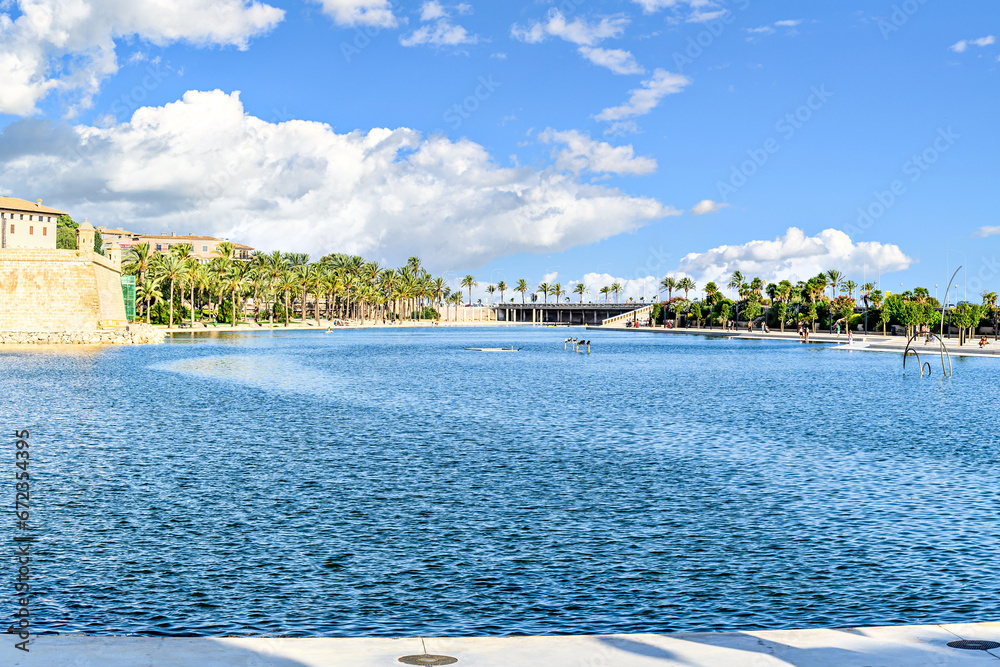 Views of parque del mar in mallorca balearic islands spain