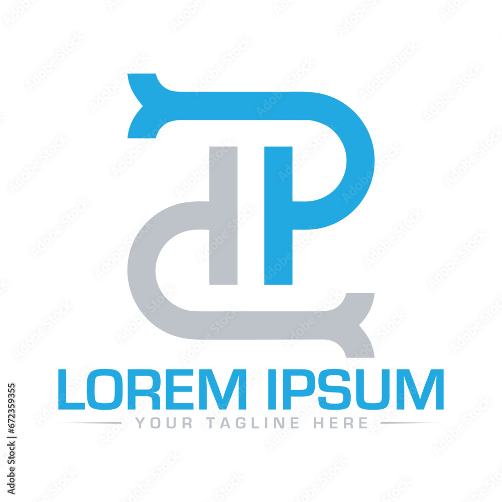 PD Letter Logo Design Unique and Modern Logo Design