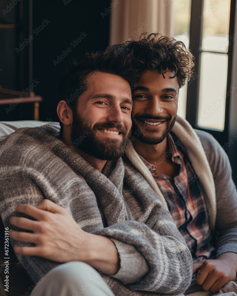Couple of homosexual men Couple of homosexual men