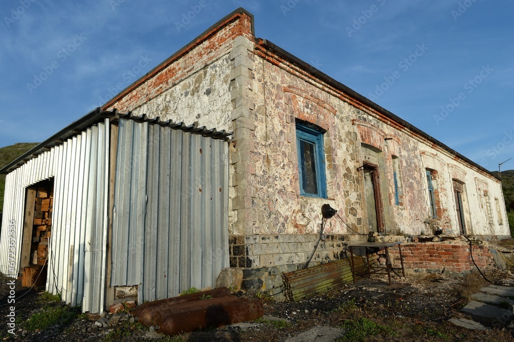 Residential building on Askold Island in Peter the Great Bay. Primorsky Krai