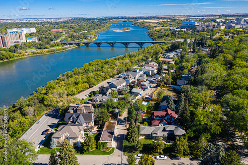 Nutana Aerial over Saskatoon, Canada photo