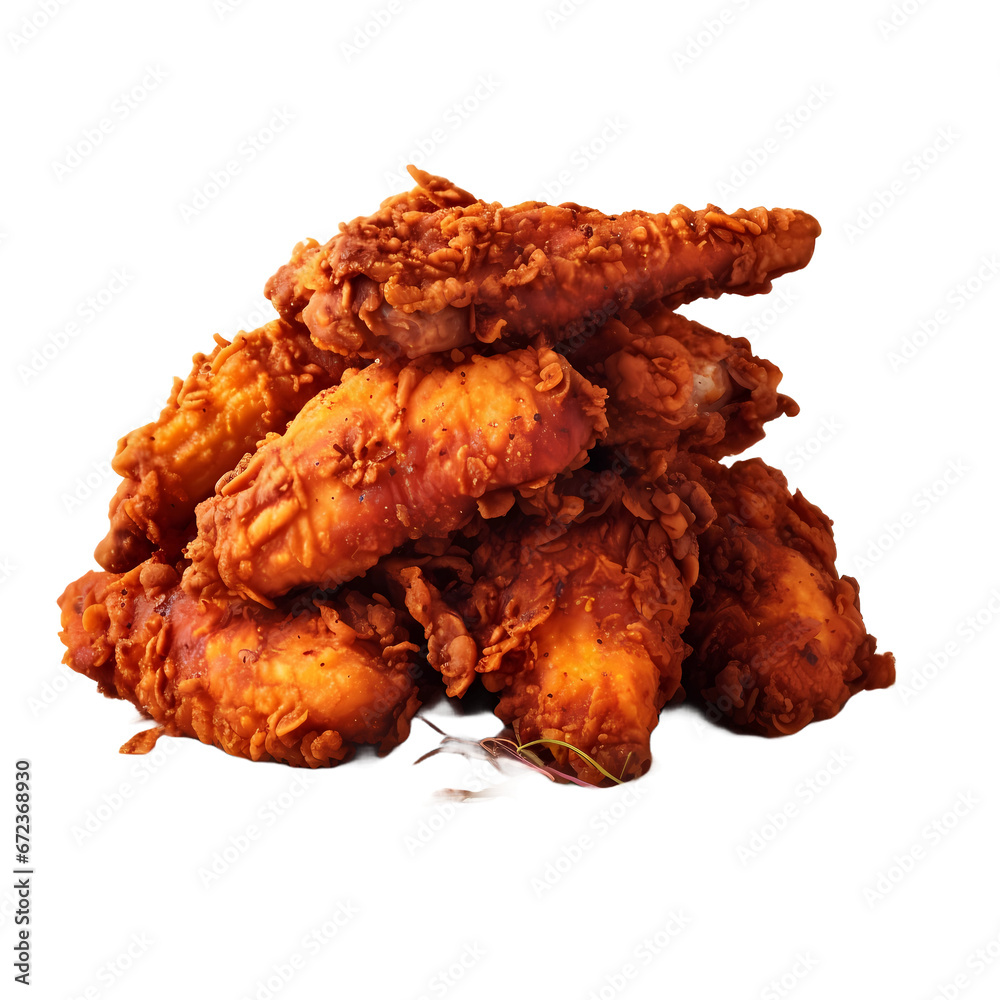 spicy chicken wings covered in sauce, transparent background spicy chicken wings covered in sauce, transparent background