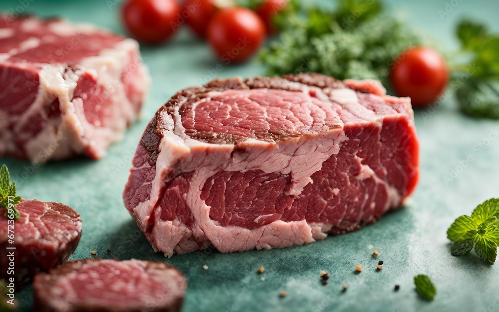 A Juicy Steak Close-Up Revealing Deliciousness and Temptation