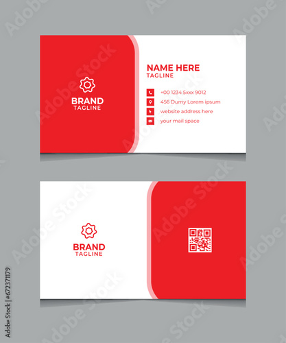 Business card design template