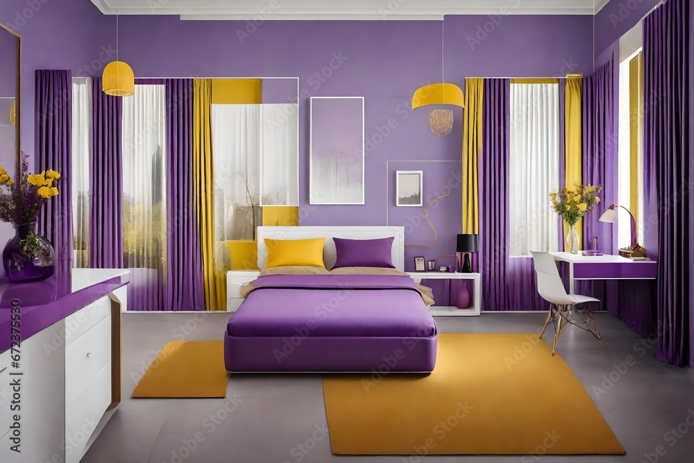 bedroom interior with couch bedroom interior with couch
