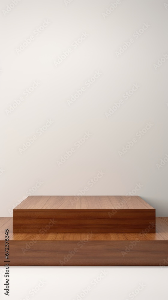 Fototapeta premium Wooden Podium