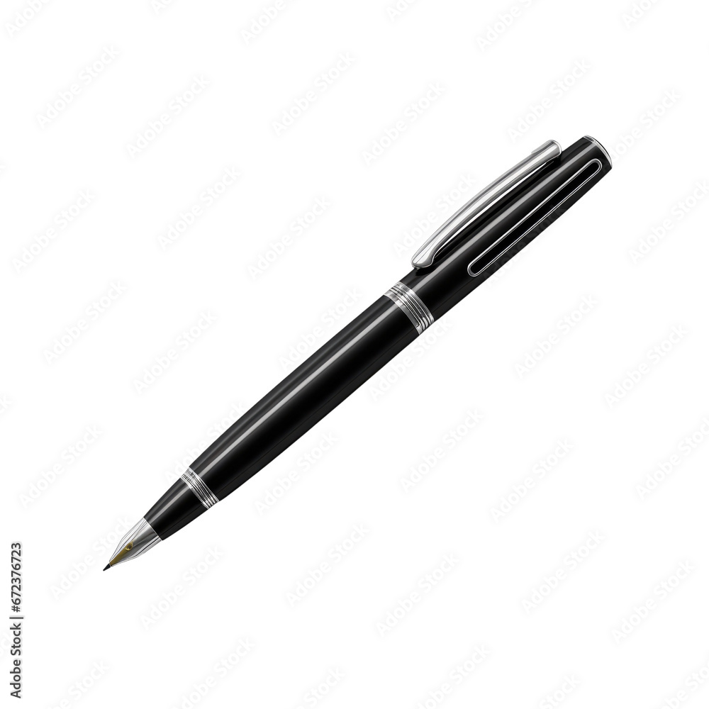 black pen isolated on transparent background black pen isolated on transparent background