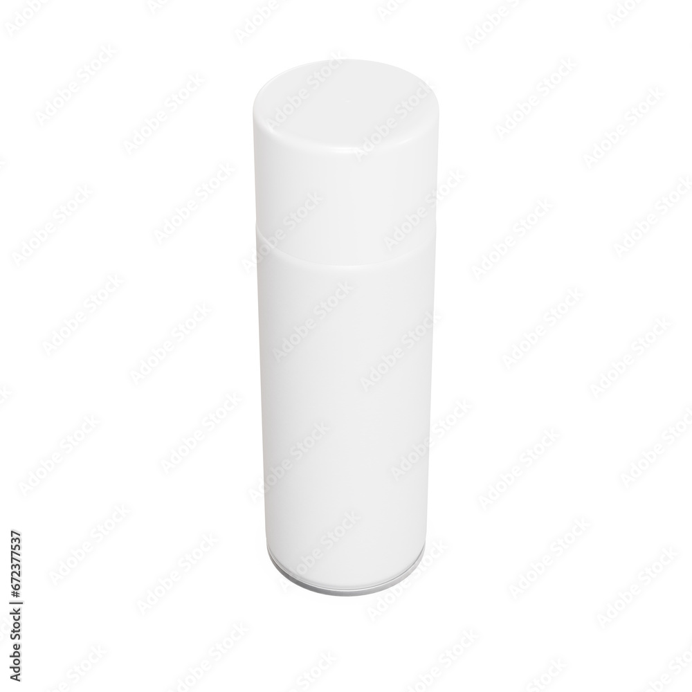 A blank Closed Spray Paint Can isolated on a white background A blank Closed Spray Paint Can isolated on a white background