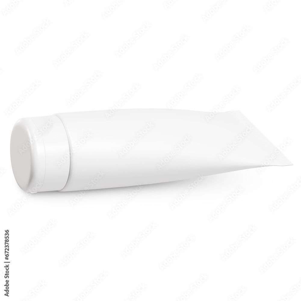 a blank image of a Cosmetic Tube isolated on a white background a blank image of a Cosmetic Tube isolated on a white background