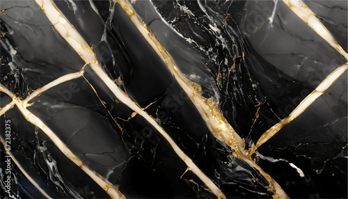 Gold-Black marble © Wiktoria