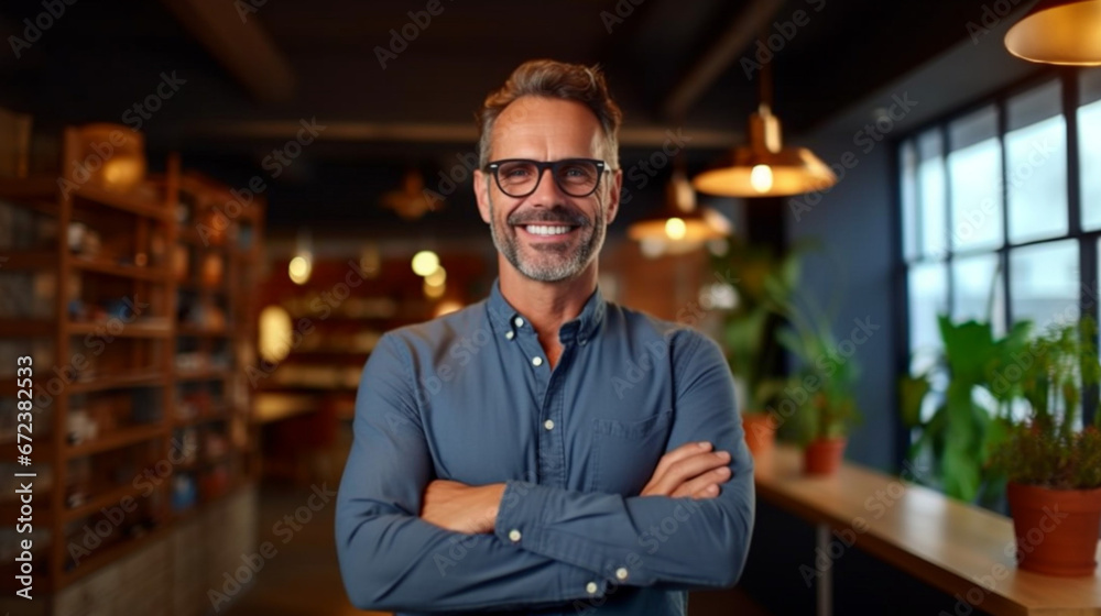 Fototapeta premium Businessman. Generative AI.
